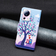 Etui z klapką do Xiaomi 13 Lite, Wallet, Owls & Tree