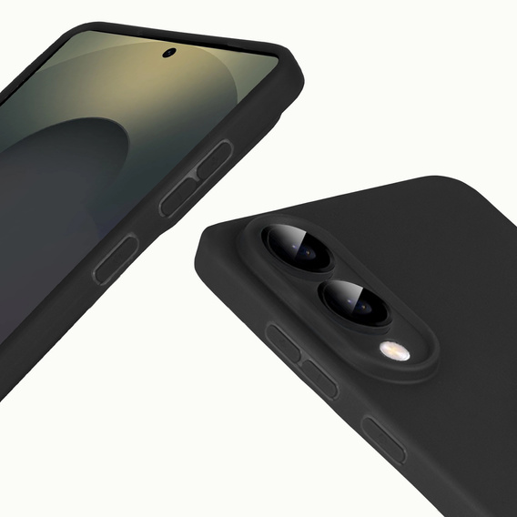 Nakładka Matt TPU do Samsung Galaxy S25 Edge – czarna