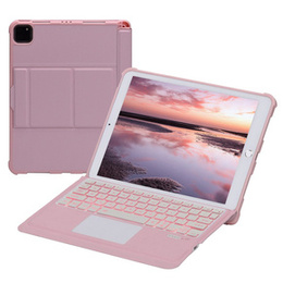 Etui z klawiaturą do iPad Air 10.9" 2022/2020 (5/4 gen.), TouchPad, różowe rose gold