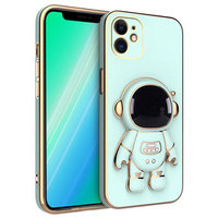 Etui do iPhone 12, Astronaut, miętowe