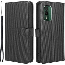 Etui z klapką do Nokia Nokia XR21, Wallet Smart Magnet, czarne