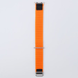 Pasek Nylonowy do Apple Watch 1/2/3/4/5/6/7/8/9/10/11/SE Ultra 1/2/3 42/44/45/46/49mm, Pomarańczowy / Czarny