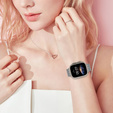 Stalowa Bransoleta do Apple Watch 1/2/3/4/5/6/7/8/9/10/11/SE Ultra 1/2/3 42/44/45/46/49mm, Szara