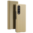 Etui do Samsung Galaxy Z Fold 4 5G, Clear View, złote