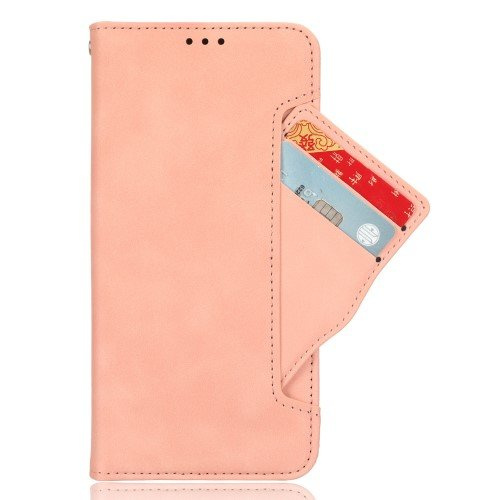 Etui z klapką do Samsung Galaxy Z Fold 5 5G, Card Slot, różowe