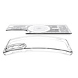Etui Spigen do Samsung Galaxy S25 Edge,  MagSafe Ultra Hybrid, Zero One, białe + Szkło Hartowane 9H