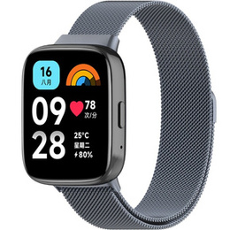 Pasek Bransoleta Milanese do Xiaomi Redmi Watch 3 Active, Szara