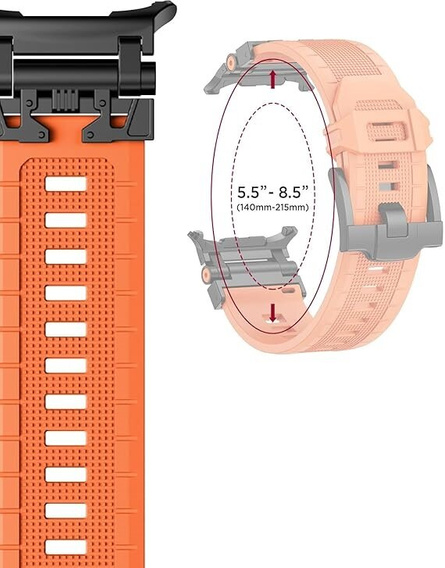 Pasek do Samsung Galaxy Watch Ultra 47mm (2025 / 2024), Pomarańczowy