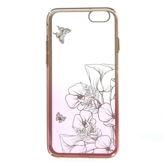 Etui do iPhone 6s / iPhone 6, Pink / Flower&Butterfly
