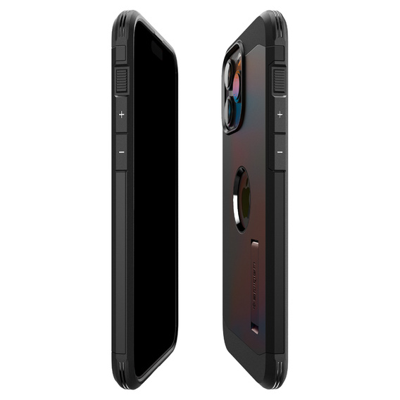 OUTLET Etui Spigen do iPhone 15 Pro Max, Tough Armor Mag MagSafe, Czarne