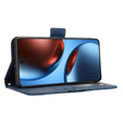 Etui z klapką do Realme GT 7 / 7T, Card Slot, granatowe
