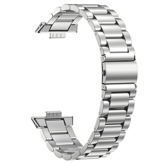 Stalowa Bransoleta do Huawei Watch Fit 4 / 4 Pro / 3, Srebrna