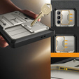 Etui do Samsung Galaxy S24 Ultra, Tongate MECH Series Clip, tytanowe szare
