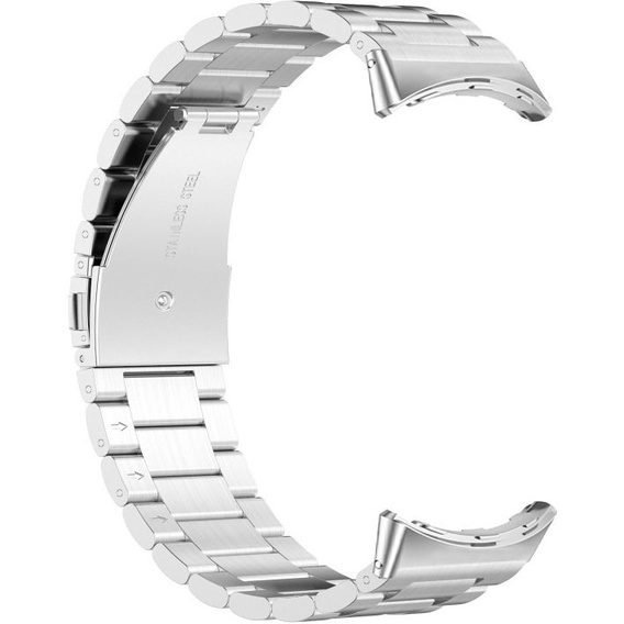 Stalowa Bransoleta do Google Pixel Watch 1 / 2 / 3 41mm, Srebrna