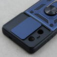 Etui pancerne do Infinix Note 30 Pro, CamShield Slide, niebieskie