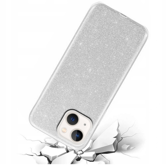 Etui Glitter Case do iPhone 13 Mini, Silver