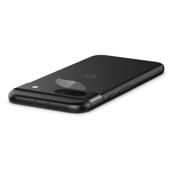 Spigen OPTIK.TR ”EZ FIT” Szkło Hartowane na Aparat do Google Pixel 8A, Czarne, 2 sztuki