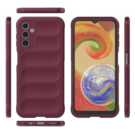 Etui do Samsung Galaxy A14 4G/5G, Gaming Shockproof, bordowe