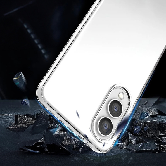 Etui Slim 1 mm do Samsung Galaxy S25 Edge, transparentna ochrona - przezroczyste