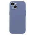 Etui do iPhone 15 Plus, Silicone Lite, szare