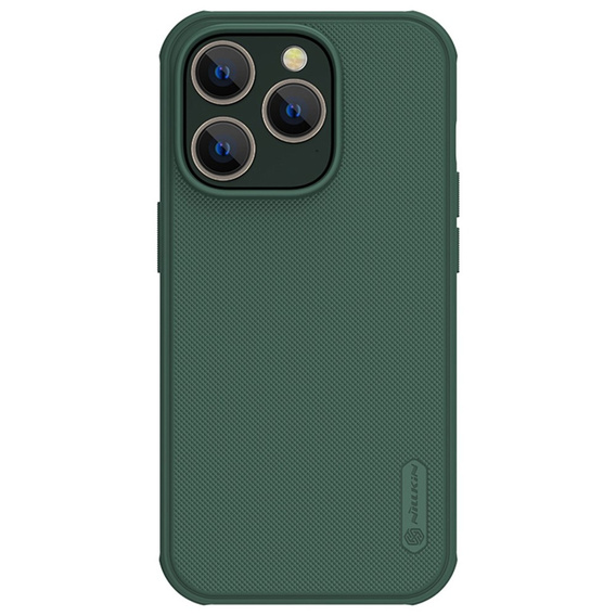 Etui NILLKIN do iPhone 14 Pro Max, Super Frosted Shield, zielone