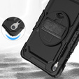 Etui pancerne do Samsung Galaxy Tab S10 Lite / S10 FE / S9 FE, ochronne 360 z miejscem na rysik, czarne