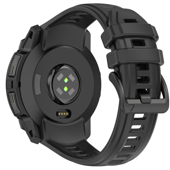 Pasek Silikonowy do Garmin Instinct 3 45mm, Czarny
