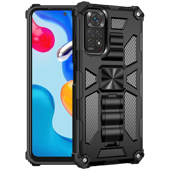 Etui do Xiaomi Redmi Note 11 / 11S, Armor Kickstand, czarne