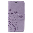 Etui z klapką do Samsung Galaxy J5 2016, Butterfly, fioletowe