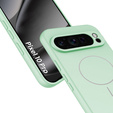 Etui do Google Pixel 10 / 10 Pro, do MagSafe, silikonowe, zielone