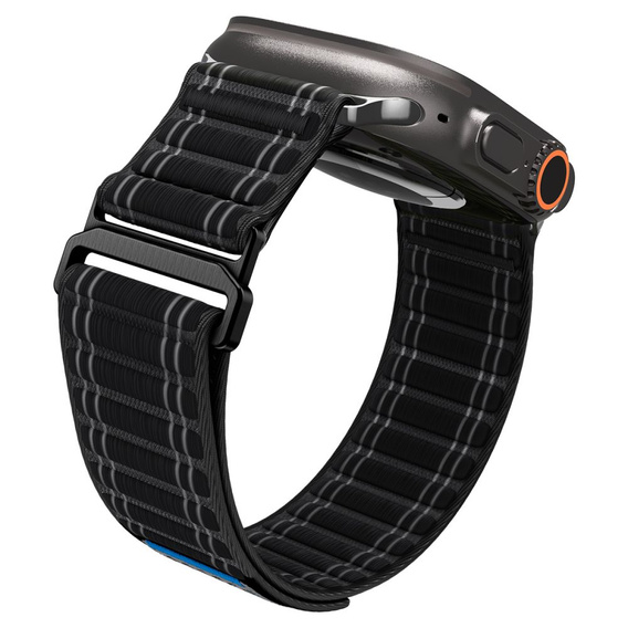Pasek Spigen WBF0 Band do Apple Watch 1/2/3/4/5/6/7/8/9/10/11/SE/Ultra 1/2/3 42/44/45/46/49mm – Czarny
