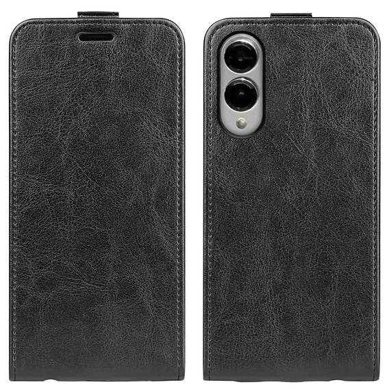 Etui z klapką do Samsung Galaxy S25 Edge, Flip, czarne