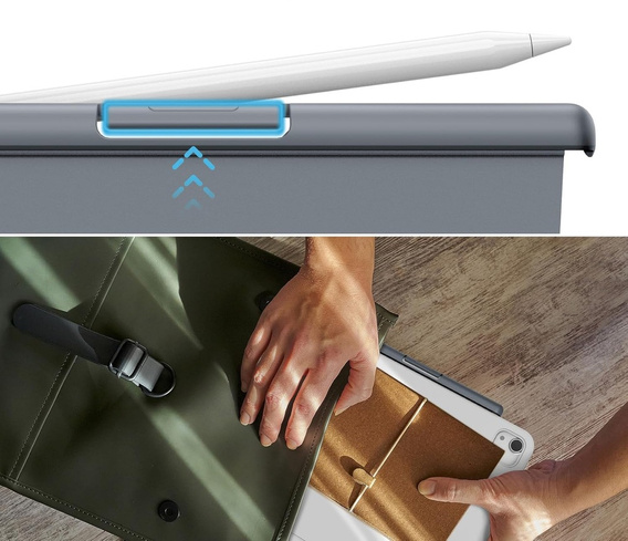 Metalowy uchwyt Dracool do Apple Pencil Pro / 2nd Gen – szary