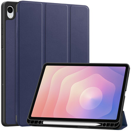 Etui do Samsung Galaxy Tab S11, Smartcase z miejscem na rysik, niebieskie