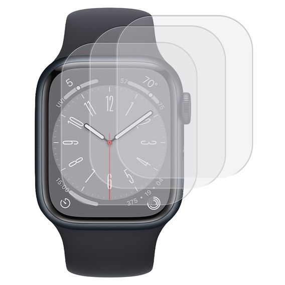 3x Folia Hydrożelowa ERBORD do Apple Watch 7/8/9 41mm