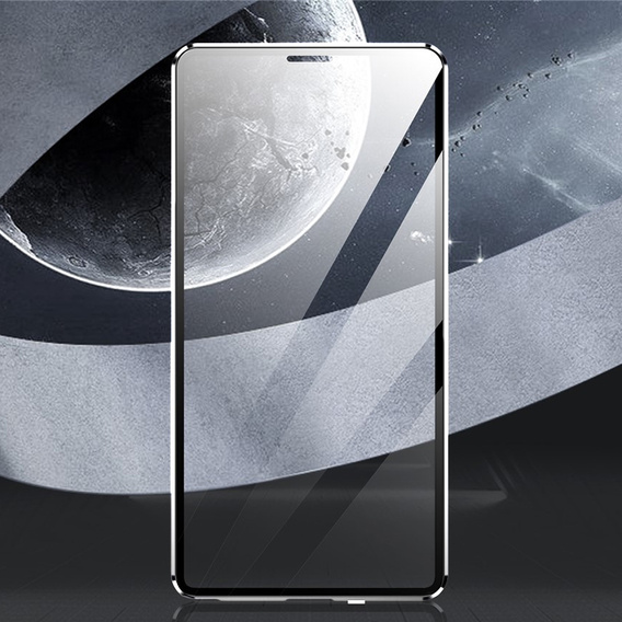 Etui do OnePlus 15 5G, Magnetic Dual Glass, srebrne