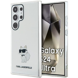 Etui Karl Lagerfeld do Samsung Galaxy S24 Ultra, IML Choupette - przezroczyste