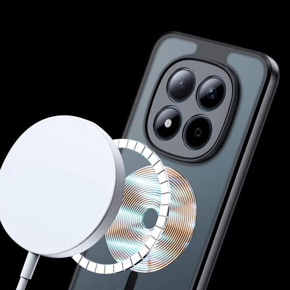 Etui do Xiaomi Redmi Note 15 Pro 5G, do MagSafe, ERBORD Matt Case, czarny