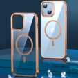 Etui do iPhone 14 Plus, ERBORD Hybrid MagSafe Case, złote