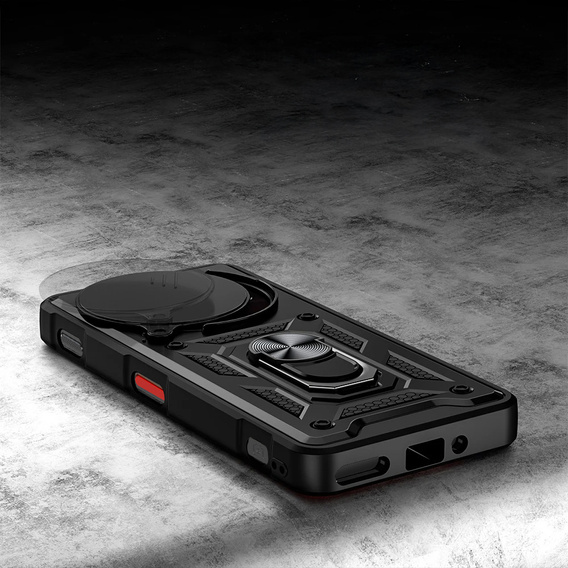 Etui pancerne do Nubia Focus Pro 5G, CamShield Slide, czarne