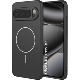 Etui do Google Pixel 10 Pro XL, do MagSafe, silikonowe, czarne