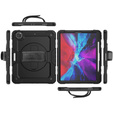 Etui pancerne do iPad Pro 12.9" 2022/2021/2020/2018 (6/5/4/3 gen.), ochronne 360 z miejscem na rysik, czarne