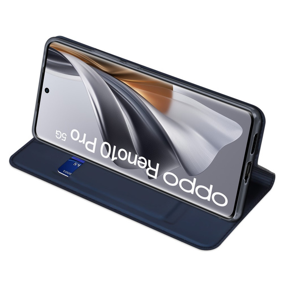 Etui Dux Ducis do Oppo Reno 10 / 10 Pro, Skinpro, niebieskie