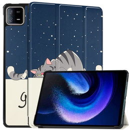 Etui do Xiaomi Pad 6 / 6 Pro, Smartcase, sleeping cat