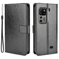 Etui z klapką do uleFone Armor 11 5G/Armor 11T 5G, Crazy Horse Wallet, czarne