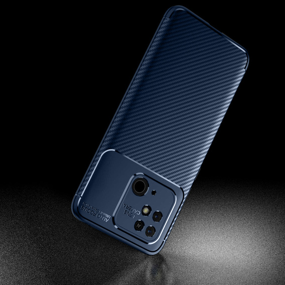 Etui do Xiaomi Redmi 10C, Carbon Gel, granatowe