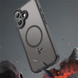 Etui Matt Case do iPhone 17, do MagSafe, wzmocnione, matowe z czarną ramką