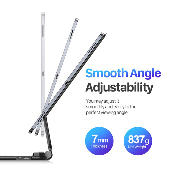 Skórzane etui ochronne Dux Ducis z klawiaturą do Samsung Galaxy Tab S10 Ultra