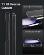 Etui do Samsung Galaxy S24, ERBORD Full Kevlar, do MagSafe, czarne