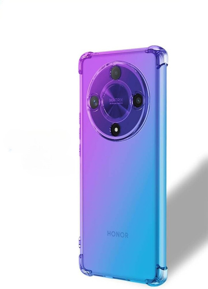 Etui Gradient Dropproof do Honor Magic 6 Lite 5G, Fioletowe / niebieskie